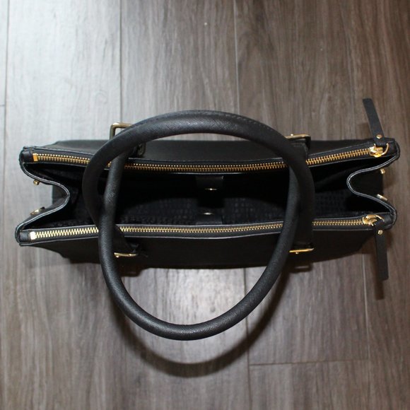 Kate Spade Black Leather Satchel - Picture 9 of 11